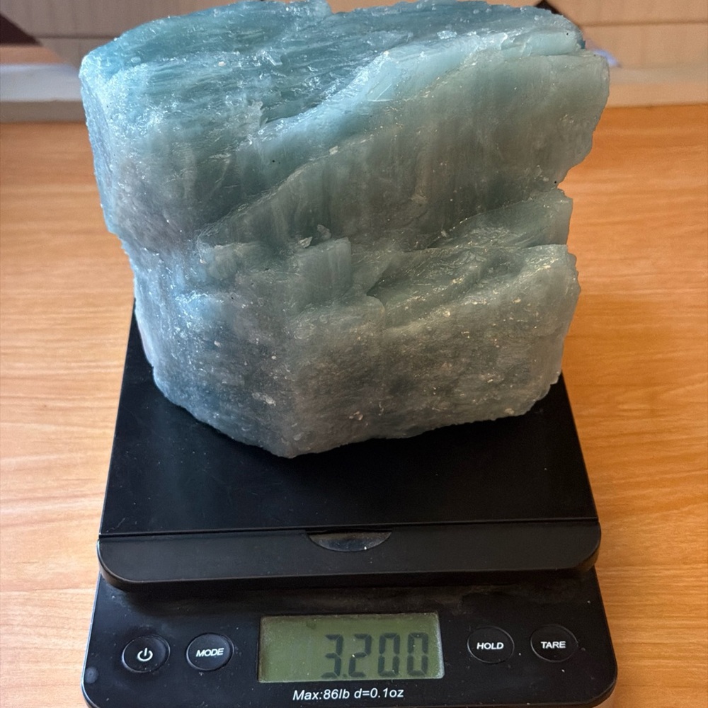 HUGE Raw Aquamarine Freeform 3.200kg